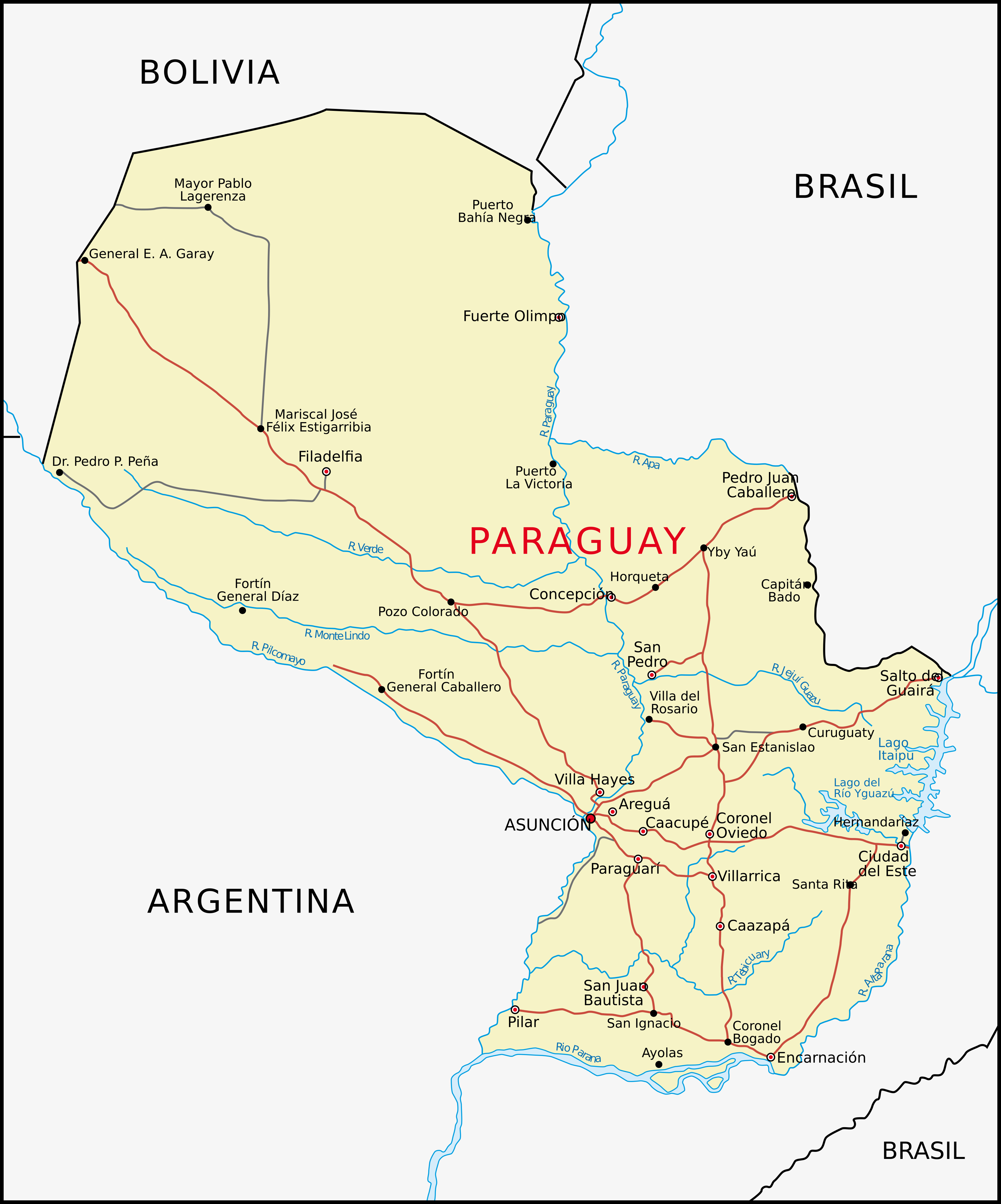 paraguay-karte